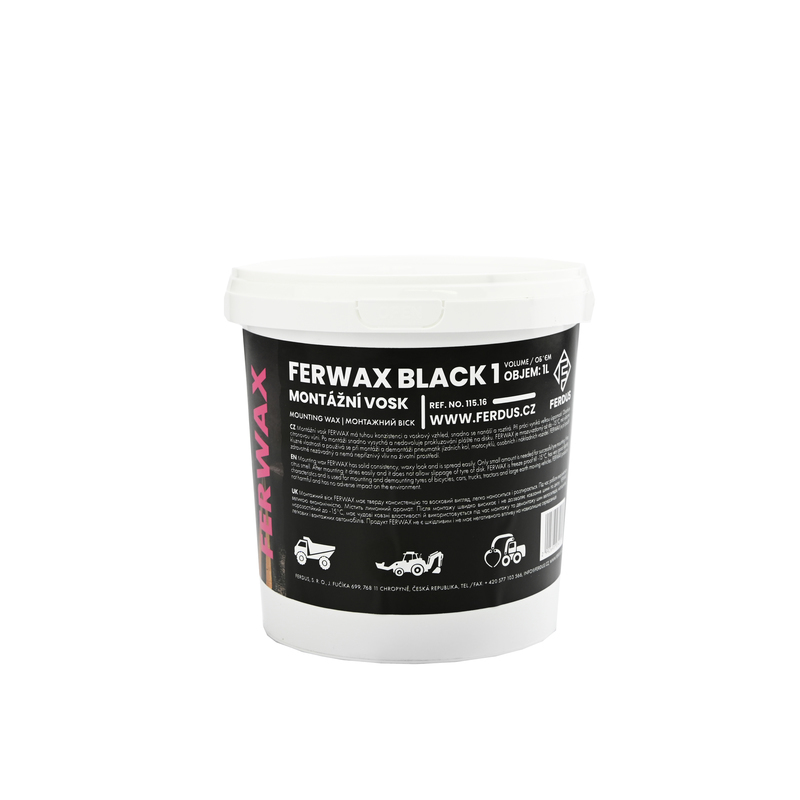 Montážny vosk FERWAX BLACK 1 liter