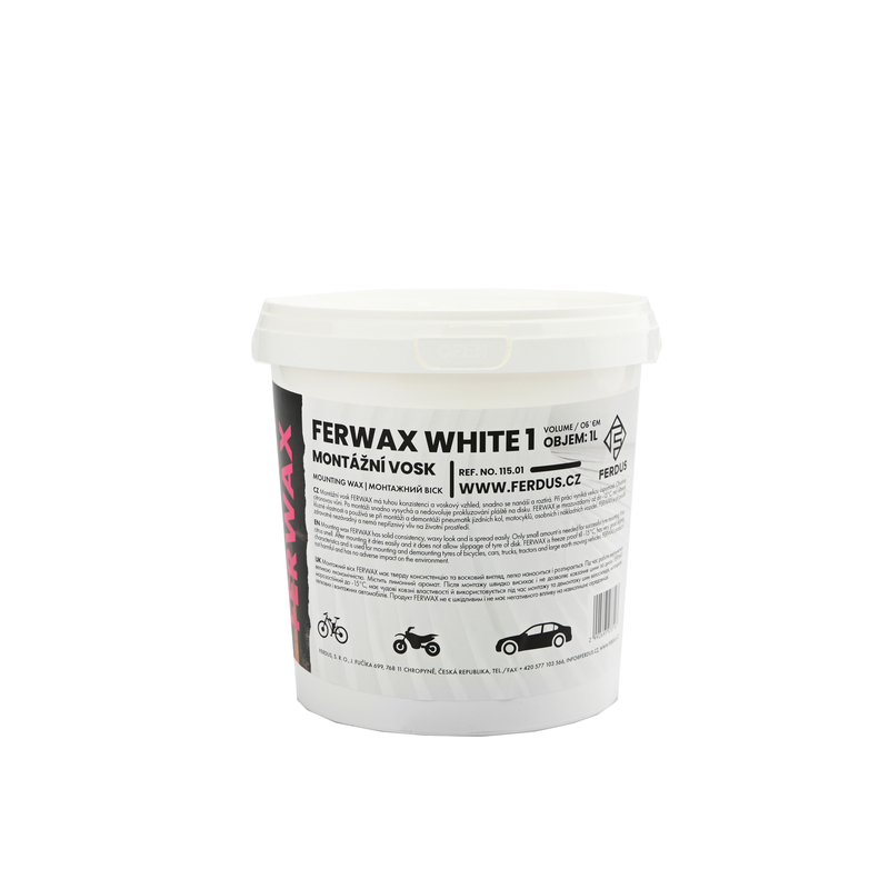 Montážny vosk FERWAX WHITE 1 liter